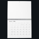 Calendar<br><div class="desc">Create your own white personalizable, minimalist style which can be easily updated with your Photo and text. If you need any help personalizing this product, please contact me using the message button below and I will be happy to help.</div>