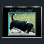 Calendar<br><div class="desc">All Basset Hound Calendar for 2025</div>