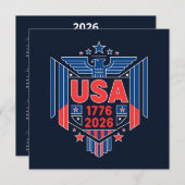 Calendar 1776-2026 USA  (Front/Back)