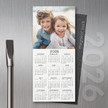 Calendar 1 Photo Collage - Can Edit Colors<br><div class="desc">A very useful item for school or home office. This shows a full year view of all dates. A calendar printed on a magnet combines practicality with convenience, transforming a workspace essential into a time-management tool. This innovative design features a full-year or monthly calendar layout integrated into the magnet's surface,...</div>