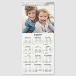 Calendar 1 Photo Collage - Can Edit Colors