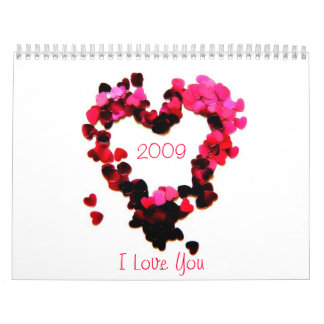 Calendar  2009, I Love You