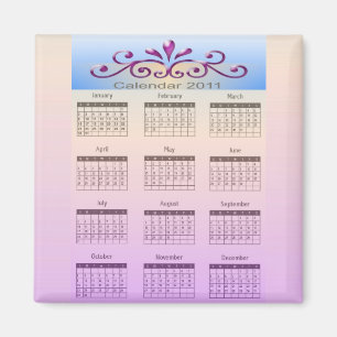 Calendar 2011 Magnet
