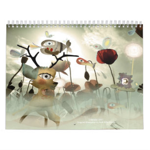 Calendar 2011 Whimsical transparency and color