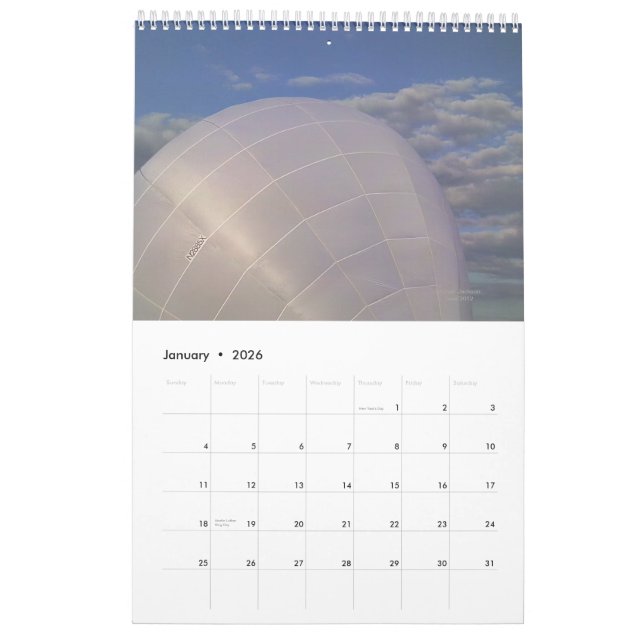 Calendar 2013 Balloons (Jan 2026)