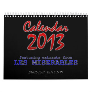 Calendar 2013, English