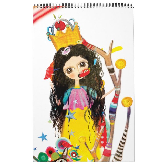 Calendar 2015 Whimsical Children´s Illustrations (Cover)