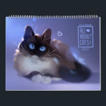 Calendar 2021 All about cats!<br><div class="desc">Calendar "All about cats!" featuring original artworks from apofiss!</div>