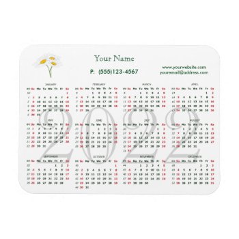 Calendar 2022 For Business Magnet by Stangrit at Zazzle