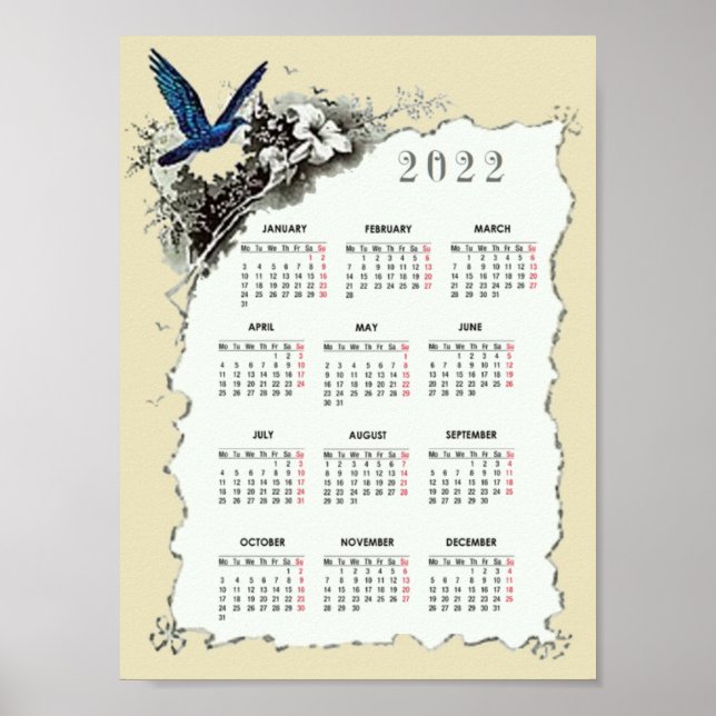 Calendar 2022 poster (Front)