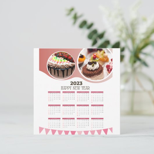 calendar 2023 delicious cakes (Standing Front)