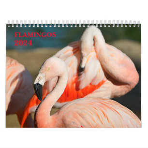 Calendar 2023 flamingos