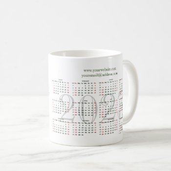 Calendar 2023  For Business Coffee Mug by Stangrit at Zazzle