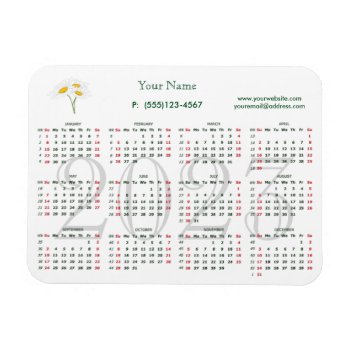 Calendar 2023 For Business Magnet by Stangrit at Zazzle