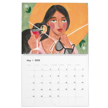 Calendar 2023 Illustration Caroline Bonne Müller by CartitaDesign at Zazzle