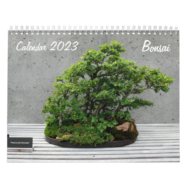 Calendar 2023 with Bonsai (Cover)