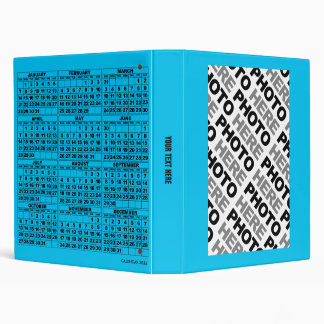 Calendar 2024 Binder Blue
