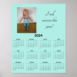 Calendar - 2024 Exercise Promise Poster