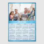Calendar 2024 in Spanish with Photo Magnetic Card