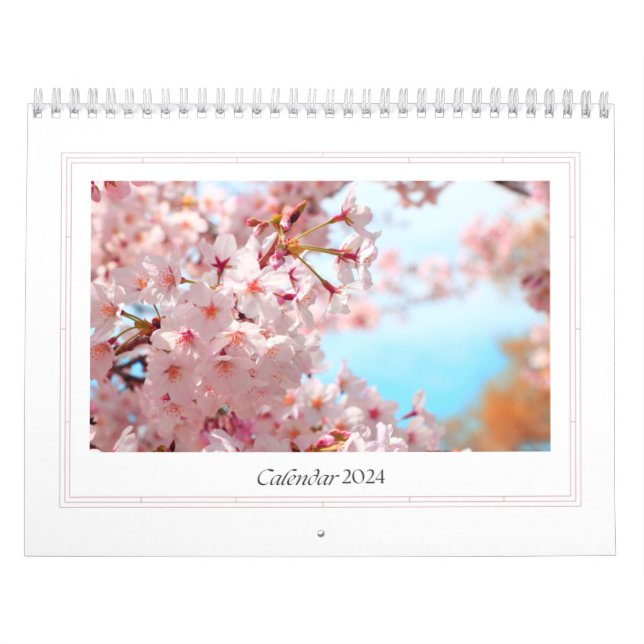 Calendar 2024 Sakura tree (Cover)