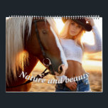 Calendar 2025<br><div class="desc">Calendar 2025,  woman and horses</div>