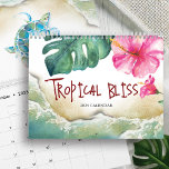 Calendar 2025 Tropical Watercolor Art Calendars<br><div class="desc">Transform your space with our stunning calendar for 2025, featuring 12 months of tropical and beach watercolor art by Victoria Grigaliunas from Do Tell a Belle. Each month showcases a unique watercolor scene, capturing the serene beauty of coastal life. Perfect for those seeking art calendars that blend elegance with a...</div>
