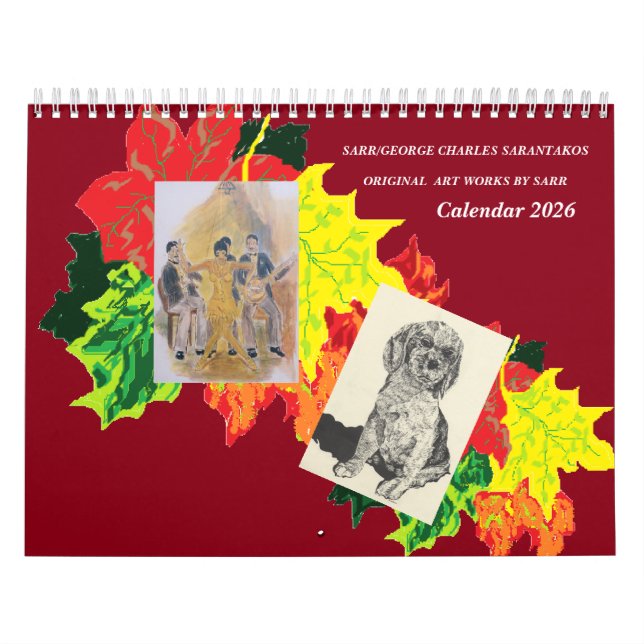 Calendar 2026 Sarr /George Charles Sarantakos (Cover)