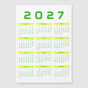 Calendar 2027