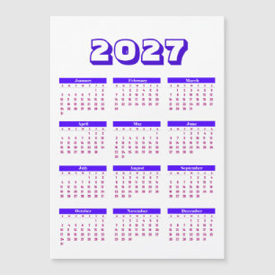Calendar 2027