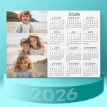 Calendar - 3 Photos - Basic Grey White Magnet<br><div class="desc">A very useful item for school or home office. This shows a full year view of all dates. A calendar printed on a magnet combines practicality with convenience, transforming a workspace essential into a time-management tool. This innovative design features a full-year or monthly calendar layout integrated into the magnet's surface,...</div>