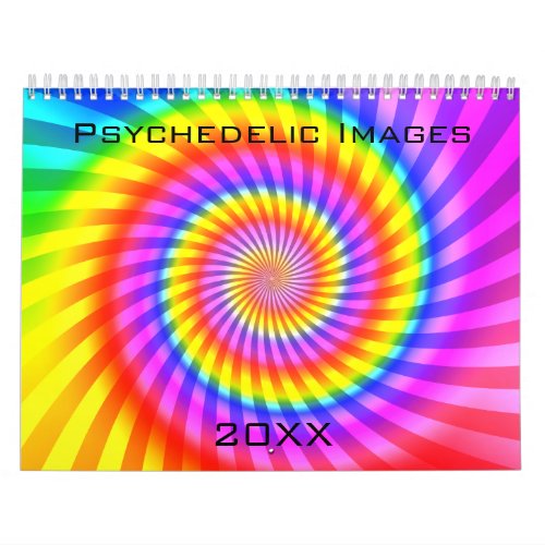 Calendar Abstract  Psychedelic Artwork Calendar