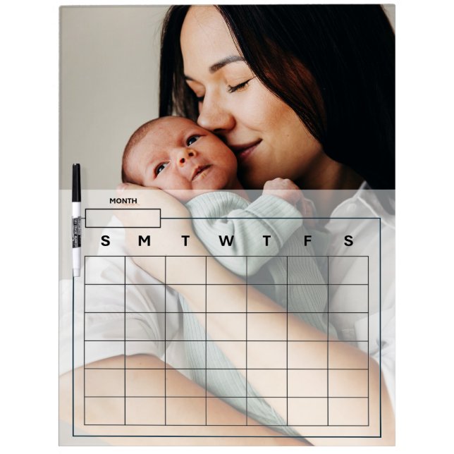 Calendar Add Photo Dry Erase Board (Front)