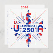 Calendar America’s 250th anniversary (Front/Back)