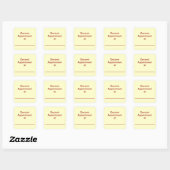 Calendar Appointment  Reminder Stickers (White) (Sheet)