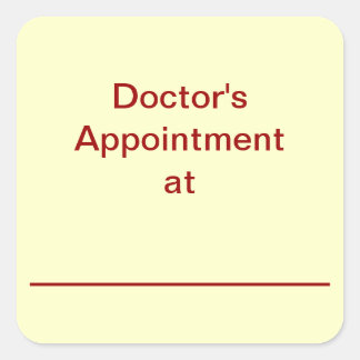 Calendar Appointment Reminder Stickers (White)