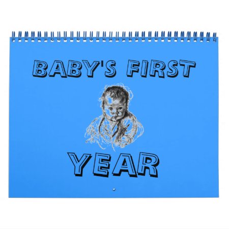 Calendar Babys First Year Add Photos Personalize