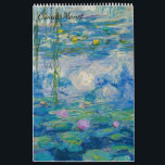 Calendar by Claude Monet<br><div class="desc">Oscar-Claude Monet was a French painter and founder of impressionist painting who is seen as a key precursor to modernism,  especially in his attempts to paint nature as he perceived it.</div>