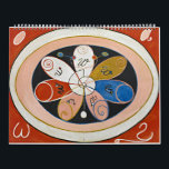 Calendar by Hilma af Klint<br><div class="desc">Calendar by Hilma af Klint. Hilma af Klint was a Swedish artist and mystic whose paintings were the first Western abstract art known to the current art community. She belonged to a group called "The Five",  a circle of women inspired by Theosophy.</div>