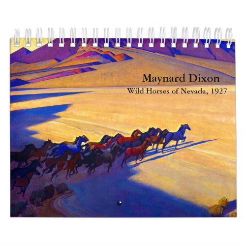 Calendar by Maynard Dixon