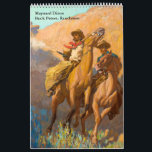 Calendar by Maynard Dixon<br><div class="desc">Maynard Dixon  was an American artist whose body of work focused on the American West. Maynard Dixon is considered one of the finest artists having dedicated most of their art on the U.S. southwestern cultures.</div>