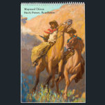 Calendar by Maynard Dixon<br><div class="desc">Maynard Dixon  was an American artist whose body of work focused on the American West. Maynard Dixon is considered one of the finest artists having dedicated most of their art on the U.S. southwestern cultures.</div>