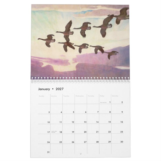 Calendar by Newell Convers Wyeth (Jan 2027)