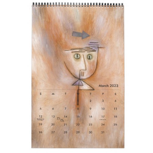 Calendar by Paul Klee