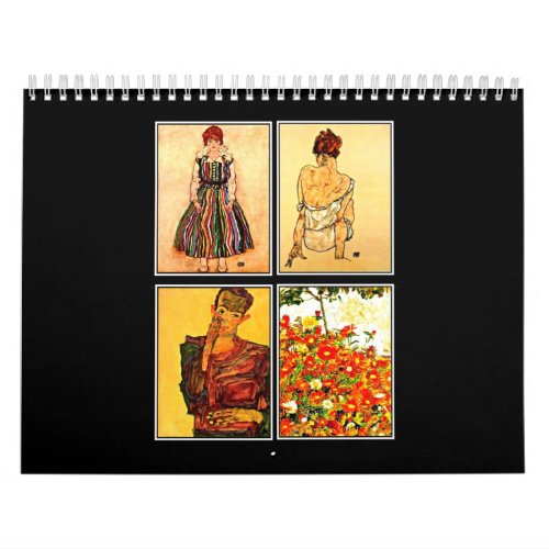 Calendar_ClassicVintage_Egon Schiele Calendar