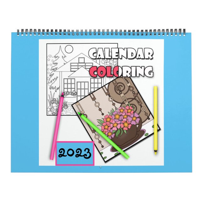 Calendar , coloring  (Cover)