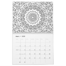 Calendar, coloring book, coloring books calendar | Zazzle
