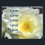 Calendar custom Rose Flowers Love Love Love<br><div class="desc">CALENDARS love love love custom Roses Calendars, Rose Flowers Calendar, Gift Calendars, Christmas Gifts, OFFICE ART, Corporate Client Git Calendars, Artwork Calendars, Pink Roses, Yellow Roses, Orange Roses, Botanical Floral Flower Garden Landscapes. BASLEE TROUTMAN FINE ART COLLECTIONS. Bookmark this site for great gift ideas all year! GETTING A GIFT? COMBINE...</div>