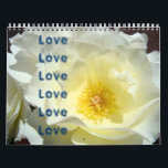 Calendar custom Rose Flowers Love Love Love<br><div class="desc">CALENDARS love love love custom Roses Calendars, Rose Flowers Calendar, Gift Calendars, Christmas Gifts, OFFICE ART, Corporate Client Git Calendars, Artwork Calendars, Pink Roses, Yellow Roses, Orange Roses, Botanical Floral Flower Garden Landscapes. BASLEE TROUTMAN FINE ART COLLECTIONS. Bookmark this site for great gift ideas all year! GETTING A GIFT? COMBINE...</div>