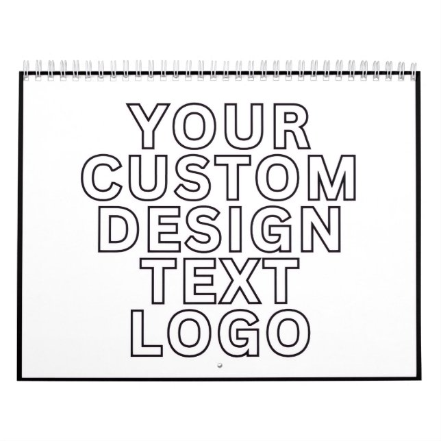 Calendar Custom with Business Logo Personalized  (Cover)