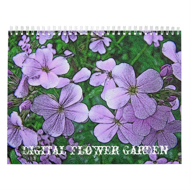 Calendar Digital Flower Garden (Cover)